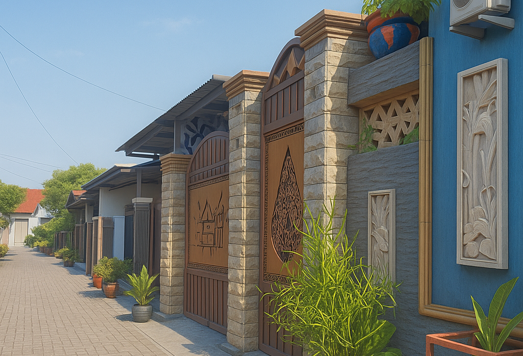 Foto proyek perumahan Jati Unggul Permai